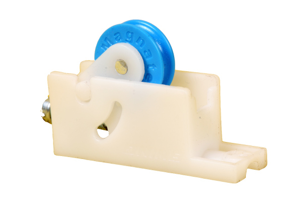 3/4 INCH, DR 22, ADJUSTABLE WHITE BRACKET BLUE WHEEL